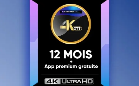 Abonnement IPTV 4K OTT