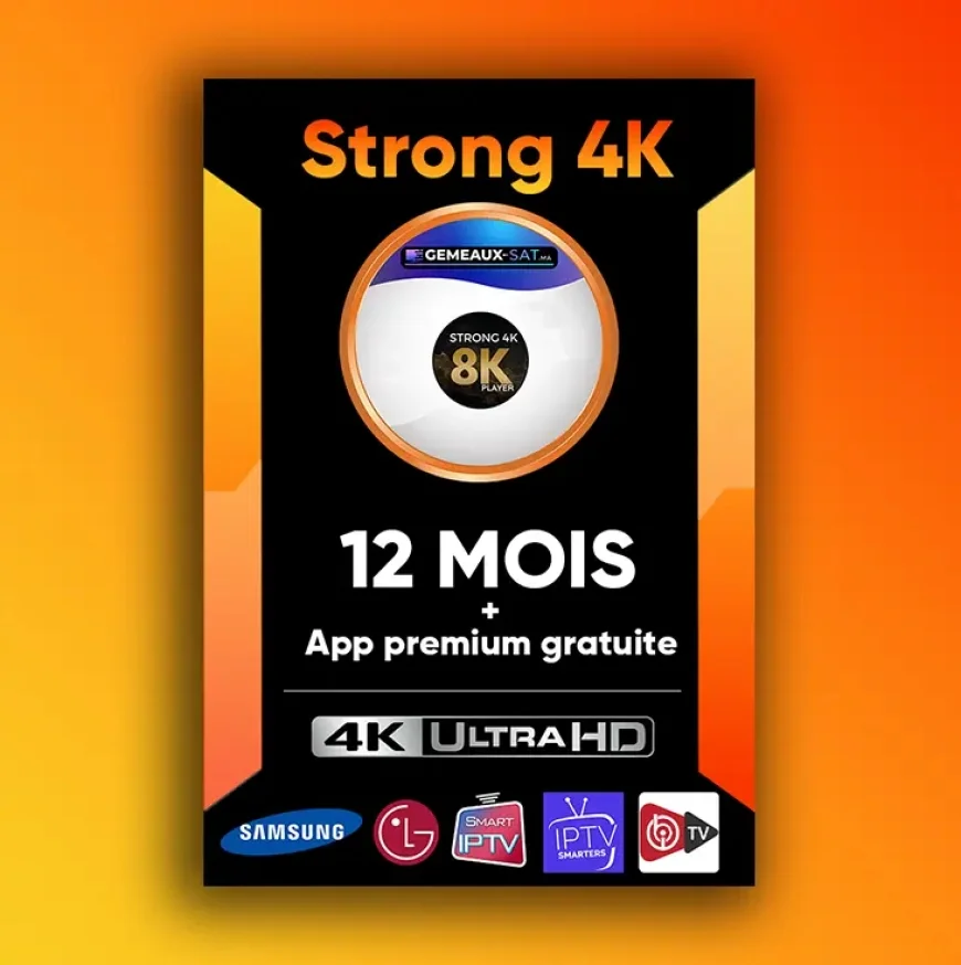 Strong 4K IPTV Abonnement 12Mois
