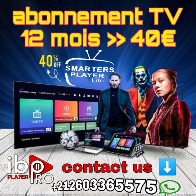 IPTV Maroc : Achetez votre abonnement dès 200DH l'année !